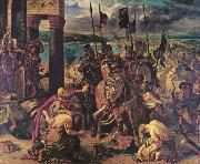 Eugene Delacroix The Entry of the Crusaders in Constantinople, oil on canvas